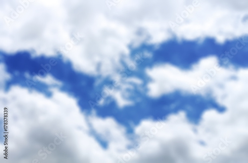 Beautiful sky with cloud in summer.