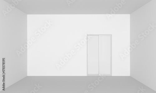 Fototapeta Naklejka Na Ścianę i Meble -  Beautiful, bright, white, luxurious interior. 3d illustration, 3d rendering.