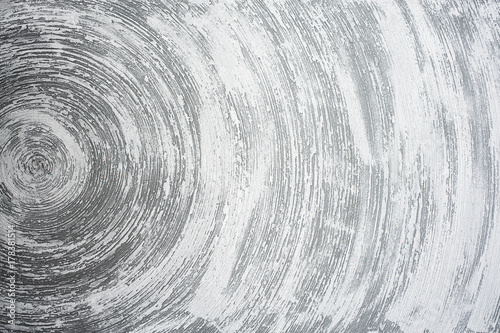 Geometric rounded abstract grey plaster texture background.