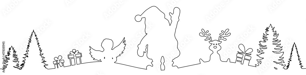 Silhouette Weihnachen Silhouette Weihnachen