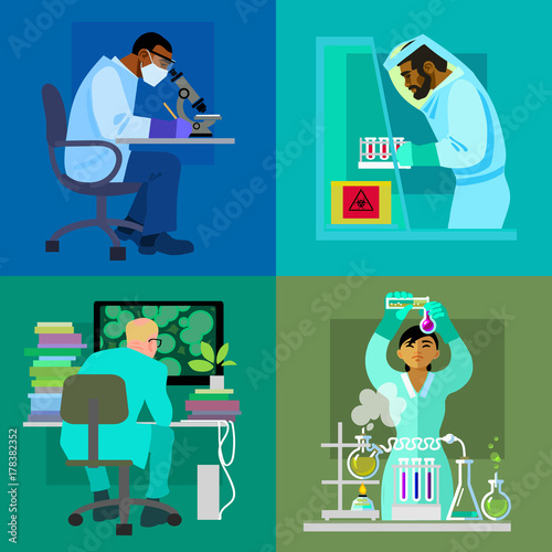 Science design concept set