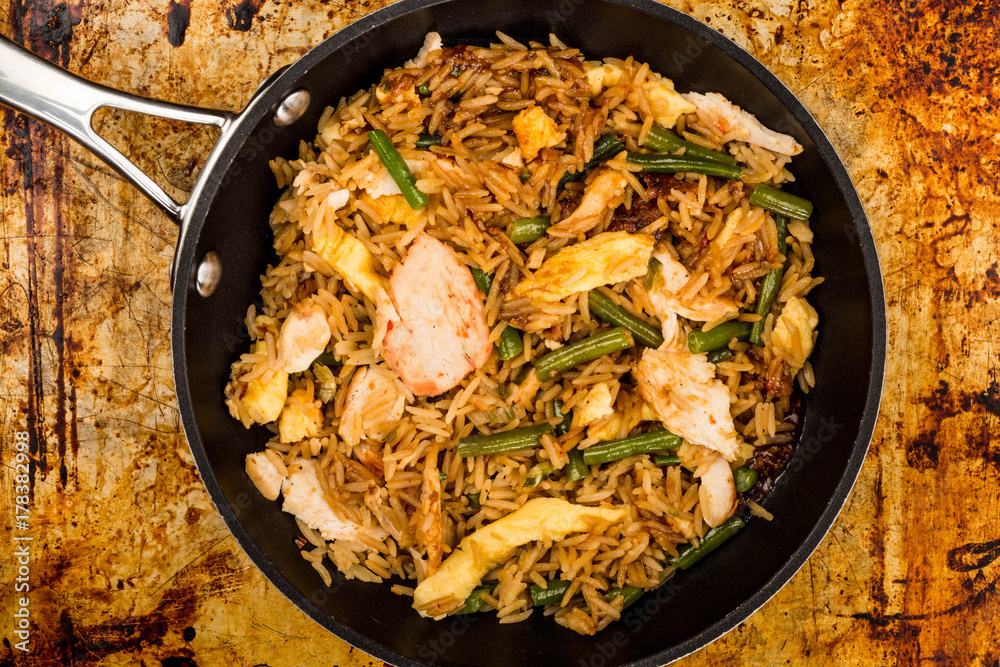 Indonesian Style Nasi Goreng Chicken and Rice Meal Indonesian Style Nasi Goreng Chicken and Rice Meal