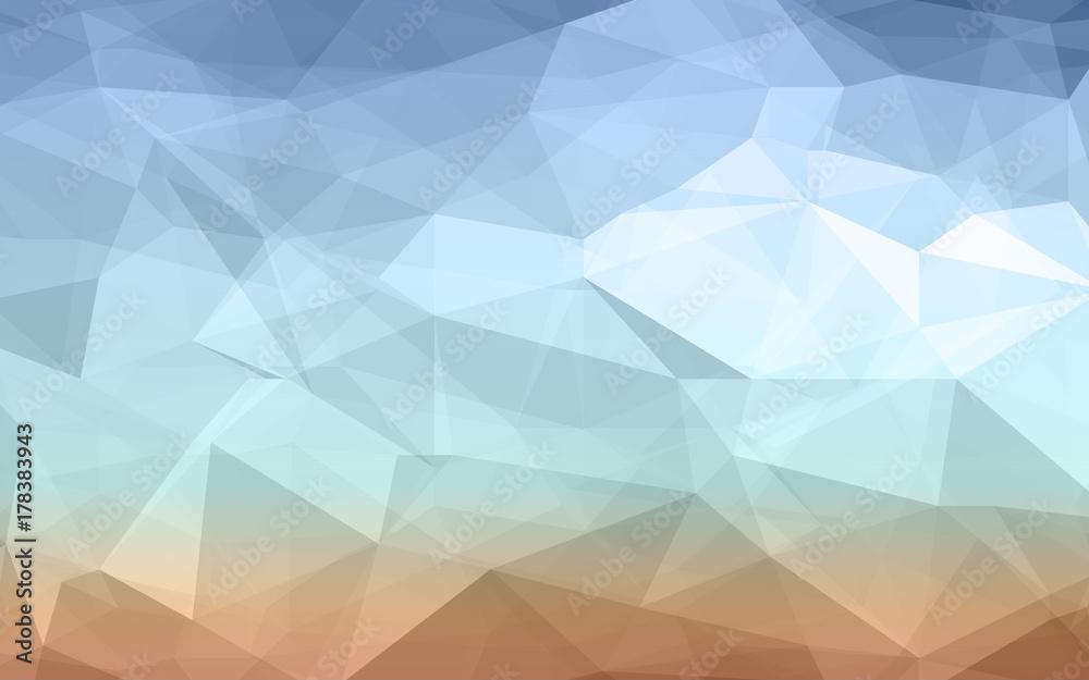 Fototapeta premium low poly 3