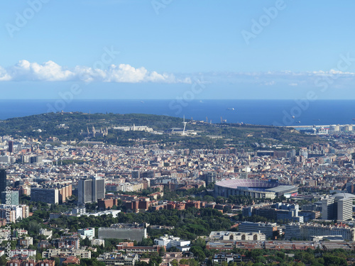 vista aerea barcelona