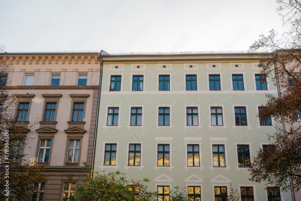residential facades at berlin