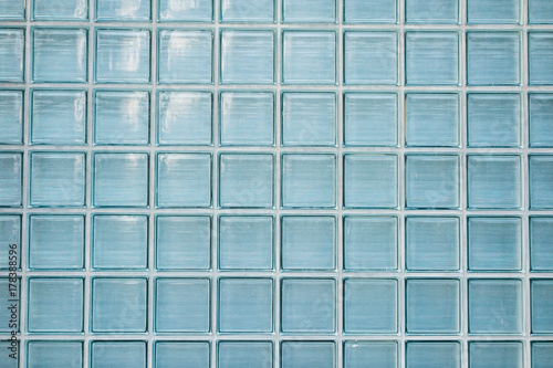 blue colored square glass texture