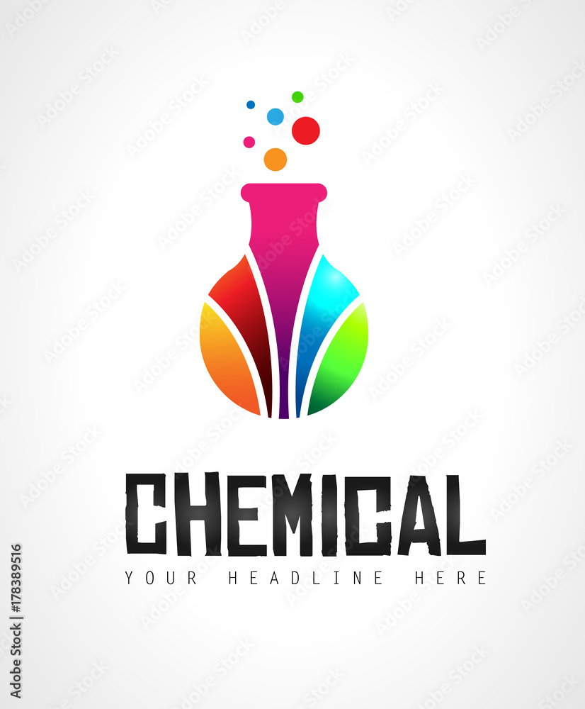 Chemistry Logo Vector Illustration | AnnTheGran.com