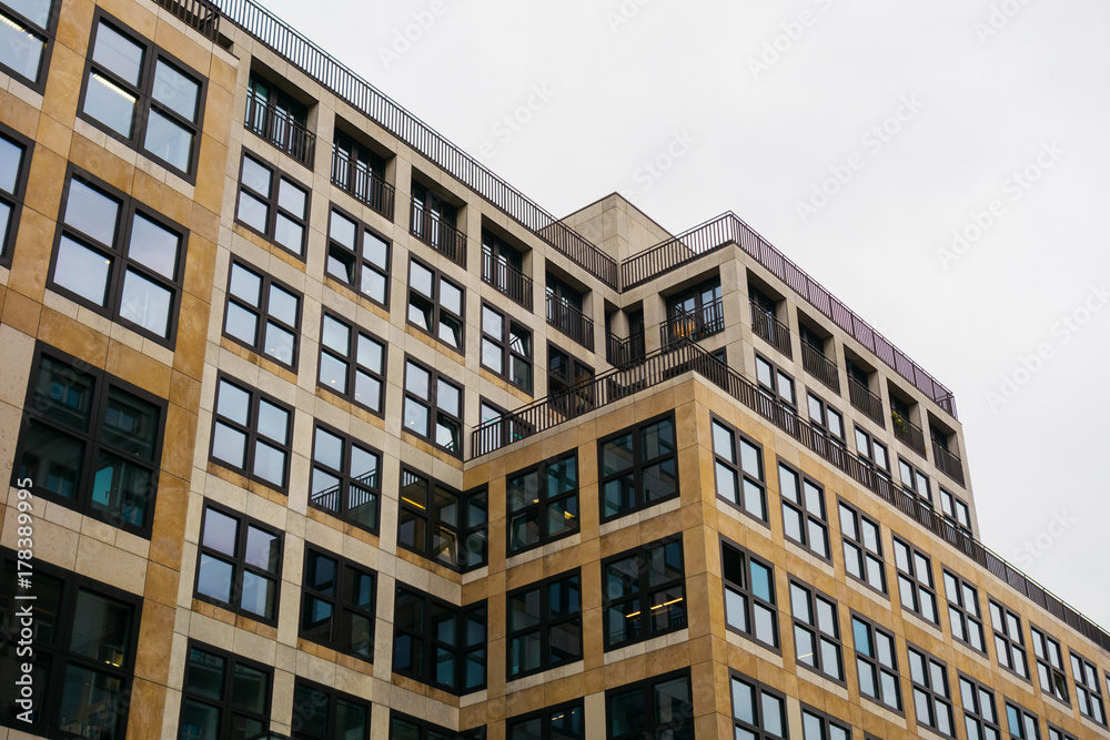 big marble office building