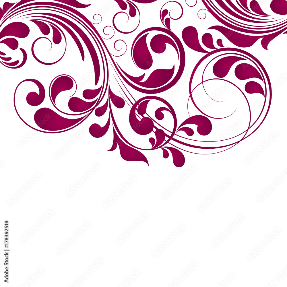 Abstract floral background. Abstract floral background.