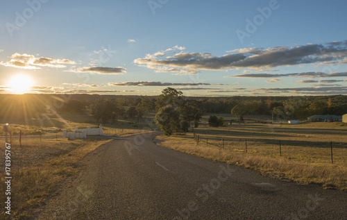View of Australia landscape in countryside