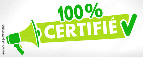 100 % certifié sur mégaphone