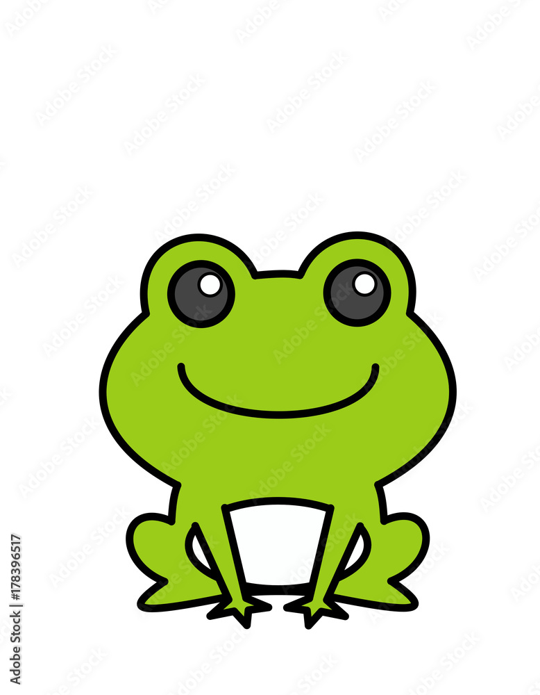 Obraz premium カエル(色)