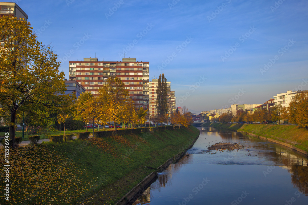 Fototapeta premium Wilson Promenade in Sarajevo, Bosnia and Herzegovina
