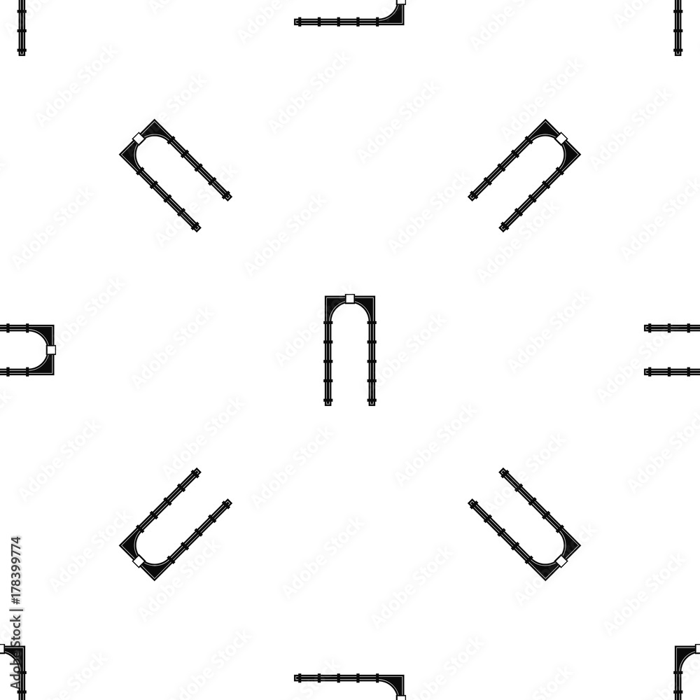 Arch pattern seamless black Arch pattern seamless black