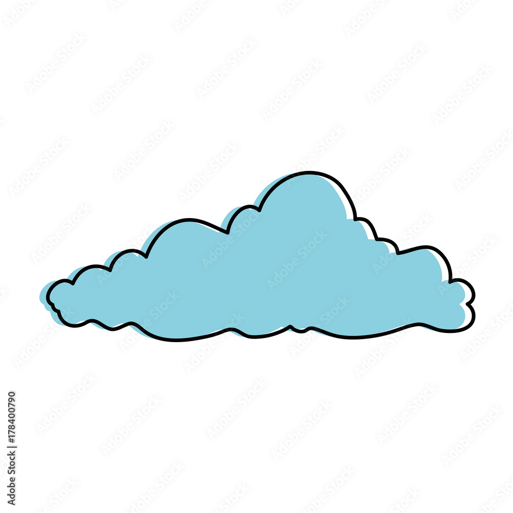 cloud sky silhouette icon