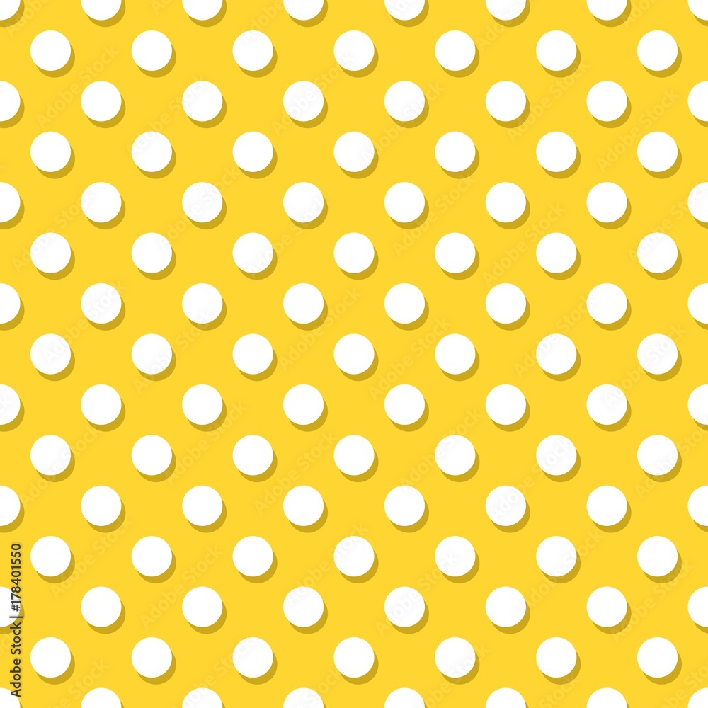 White polka dots White polka dots