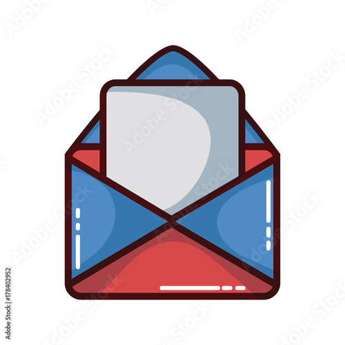 card message with letter document information