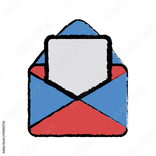 card message with letter document information