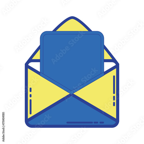 card message with letter document information