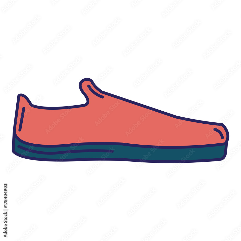 young shoes isolated icon
