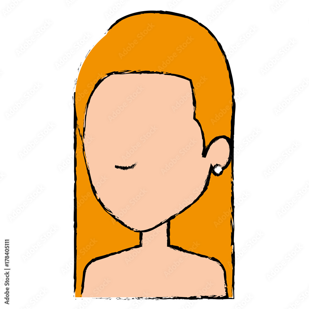 beautiful woman shirtless avatar character