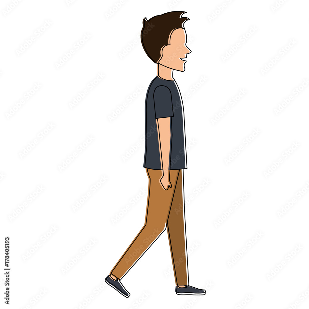 young man avatar character young man avatar character