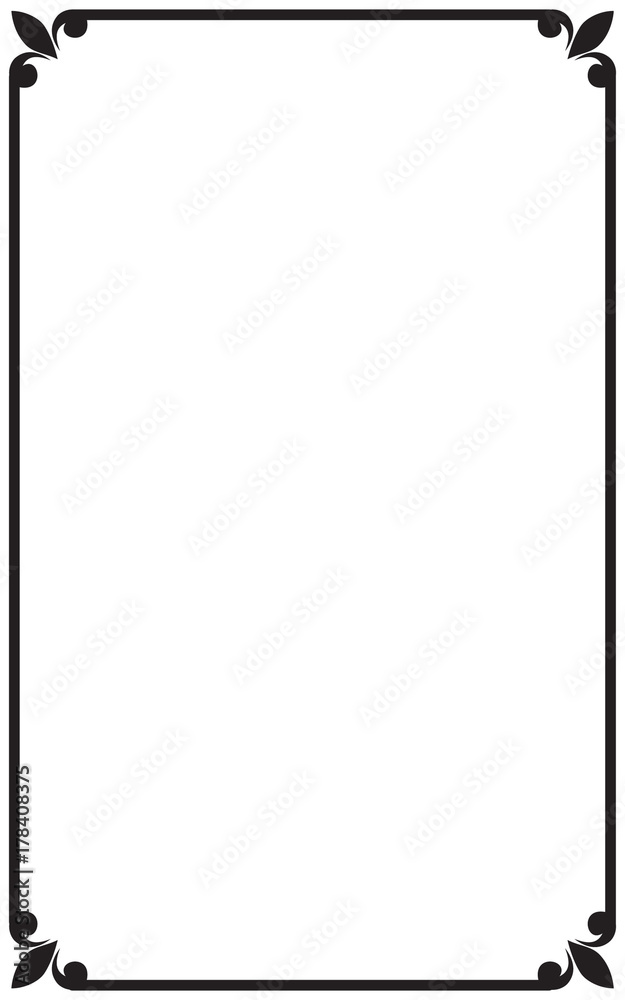Decorative frames and borders, on white background with copy space for add text message. Thai pattern , Vector illustration