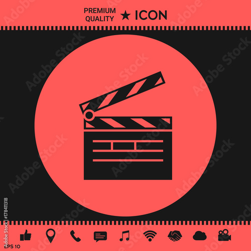 Clapperboard icon