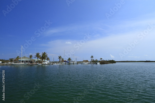 View of Boca Chica Marina from boat docks