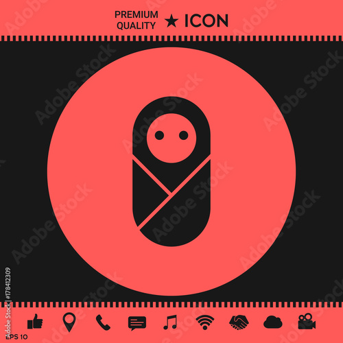 Infant, neonate, newborn icon