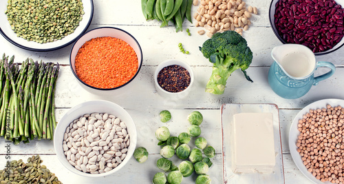 Vegan protein sources photo