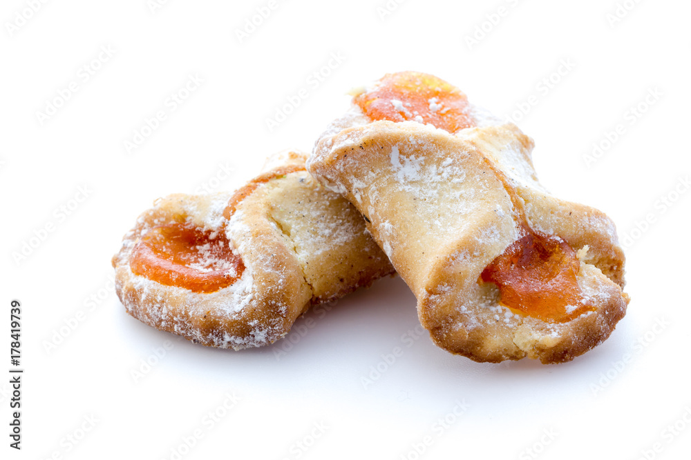 Biscuits filled with jam Biscuits filled with jam