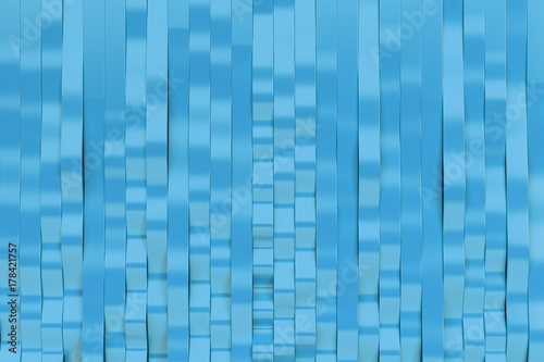 Abstract 3D rendering of blue sine waves