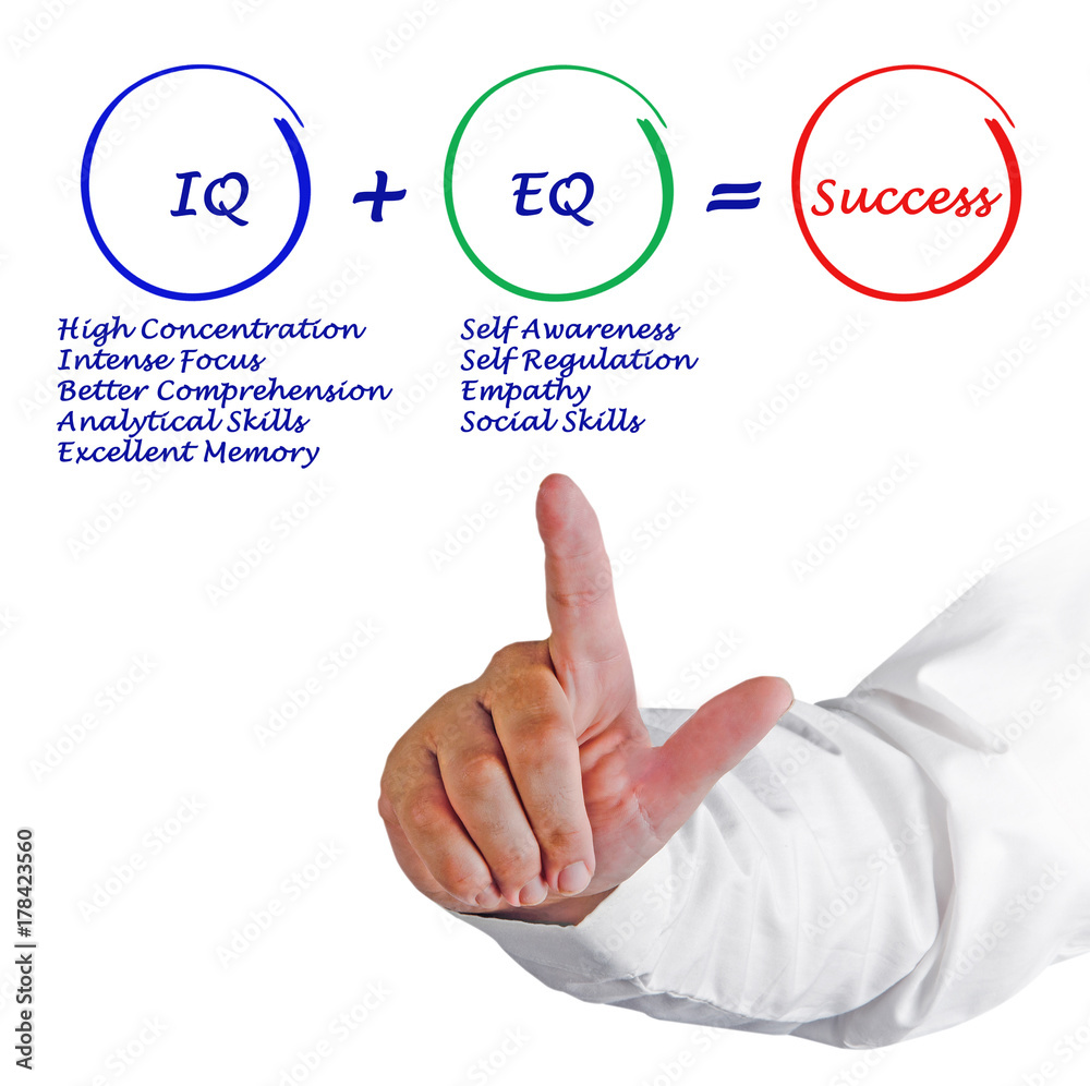 Man presenting way to success Man presenting way to success