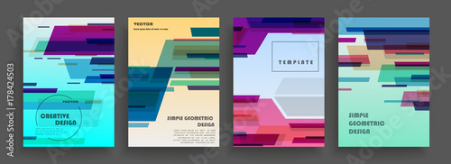 Creative cover design. Business abstract vector template