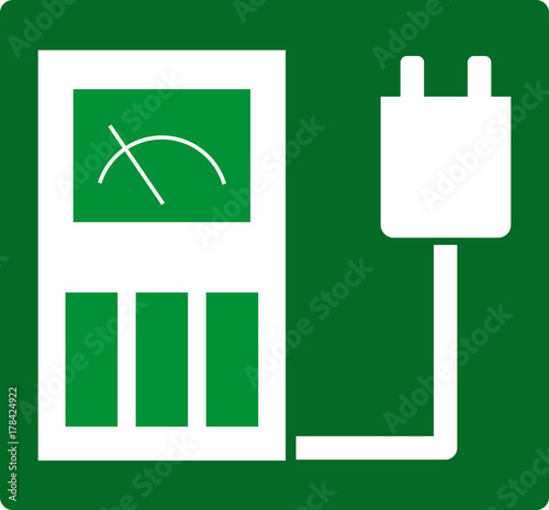 Electric car charging station