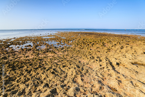 My Hiep beach in early morning, Ninh Thuan, Vietnam. Ninh Thuan is famous for beautiful landscapes, majestic Cham towers and unique Cham culture.