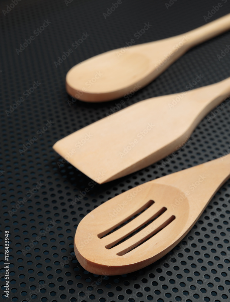 wooden spoon is handmade