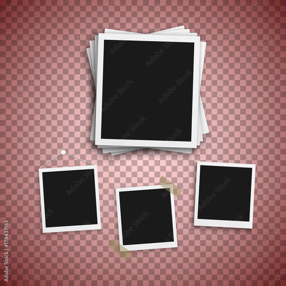 Illustration of Vector Photo Frame. Realistic Snapshot Modern Photo. Instant Album Photoframe Paper Picture. Polaroid template Illustration of Vector Photo Frame. Realistic Snapshot Modern Photo. Instant Album Photoframe Paper Picture. Polaroid template