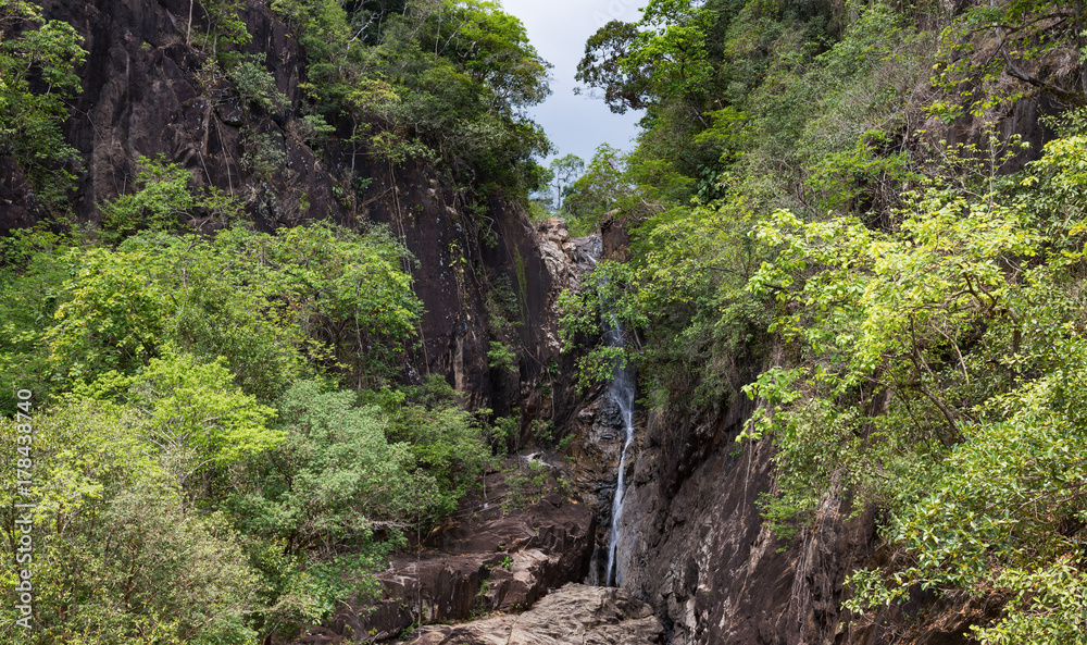 Waterfall on the island of Koh Chang