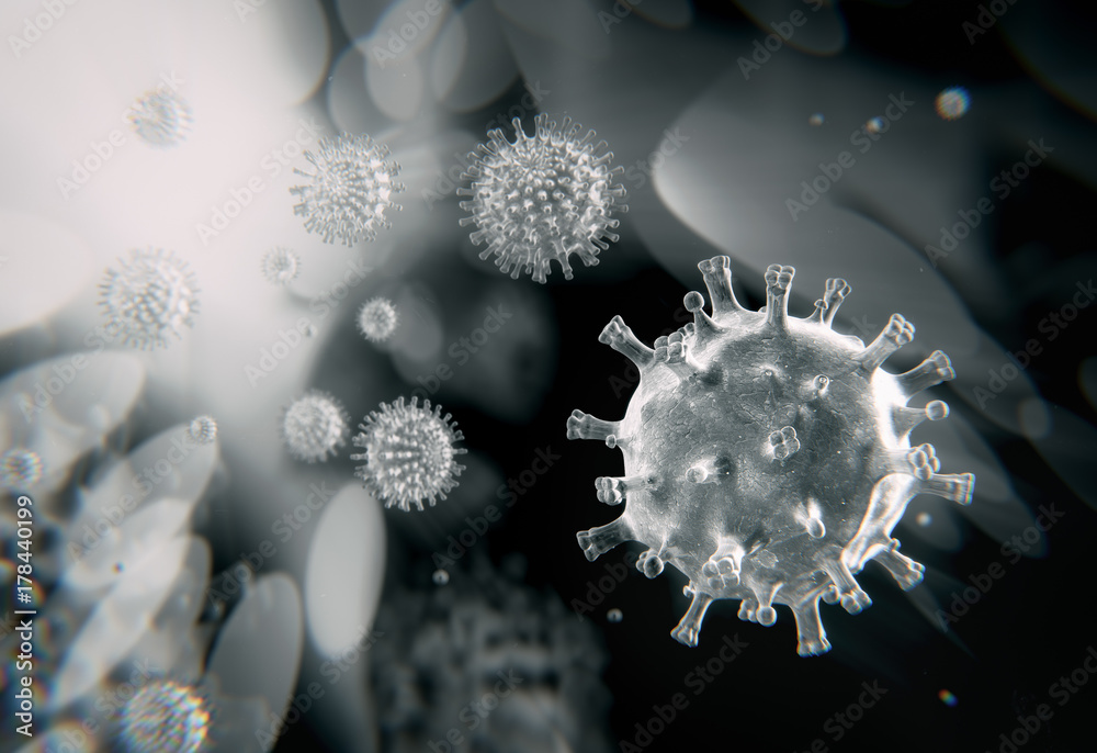 Photography Airborne infectious viruses