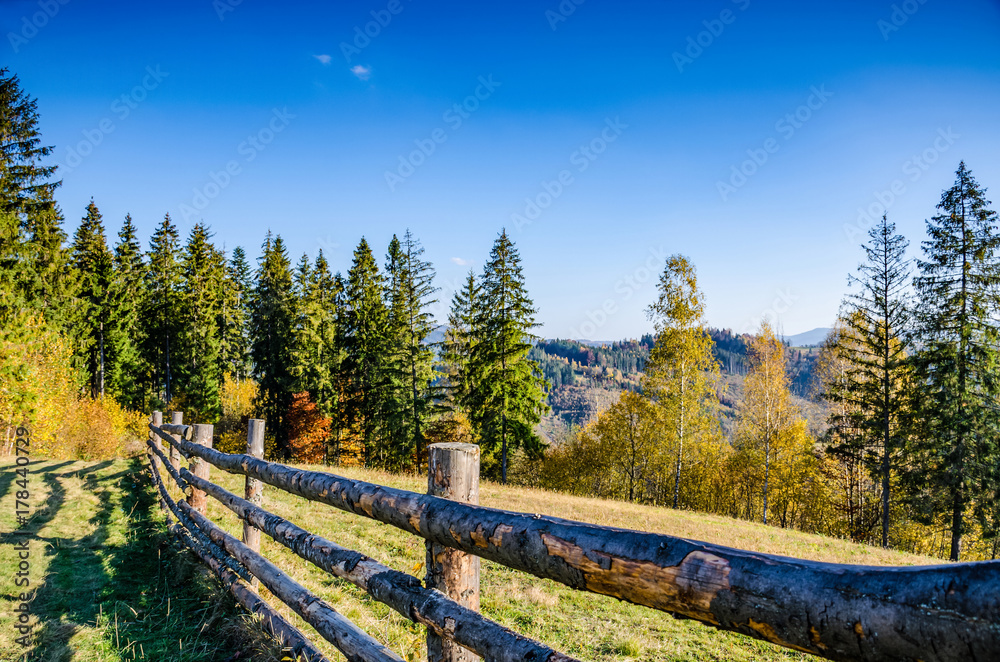 Ukrainian Carpathian Mountains in the autumn season Ukrainian Carpathian Mountains in the autumn season
