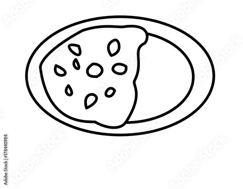 カレーライス(線画)