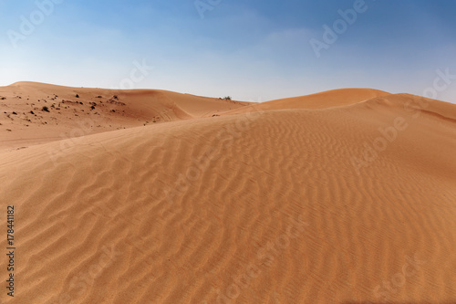 Red desert sand