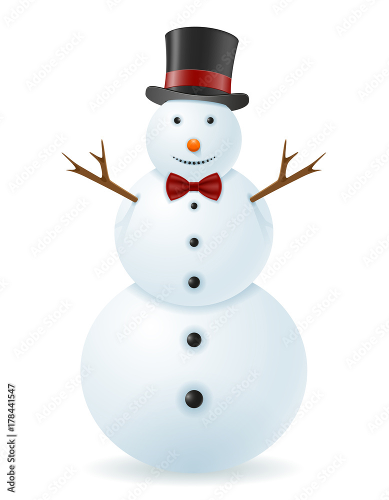 snowman vector illustration