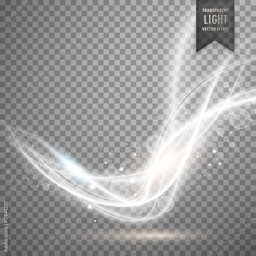 abstract white transparent light efect vector background