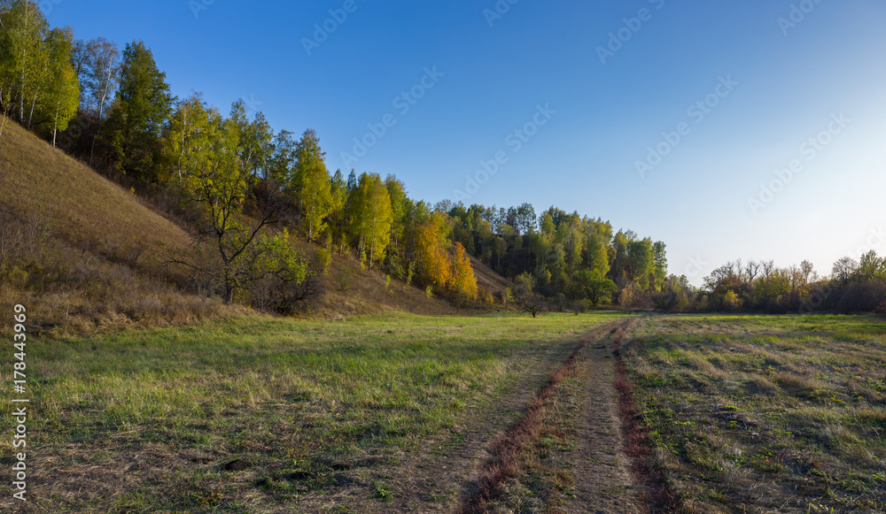 road in countryside