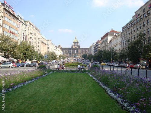 piazza vinceslao praga photo