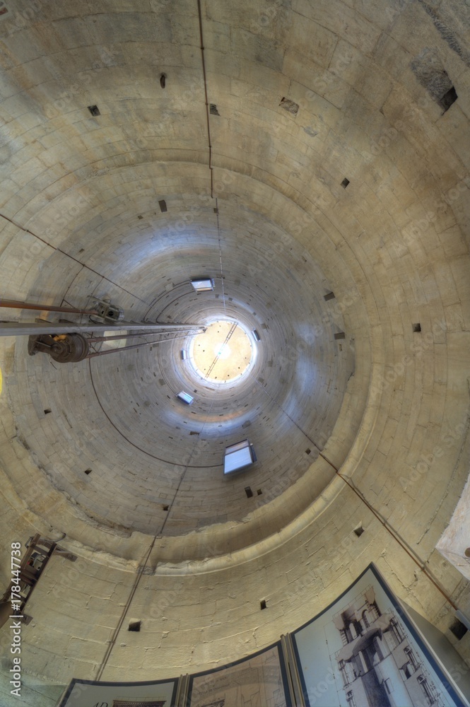 Leaning Tower of Pisa Interior, Italy. Leaning Tower of Pisa Interior, Italy.