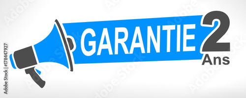 garantie 2 ans sur mégaphone